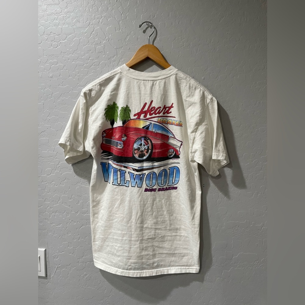 Vintage Wilwood Disc Brakes‎ Chevy Bel-Air Shirt Size Medium
